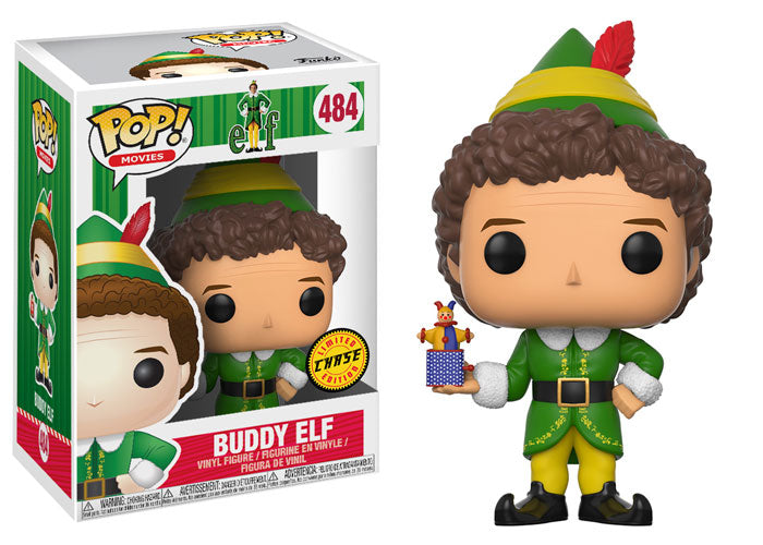 Funko POP! Movies Elf 484 Buddy The Elf with Jack-In-The-Box CHASE