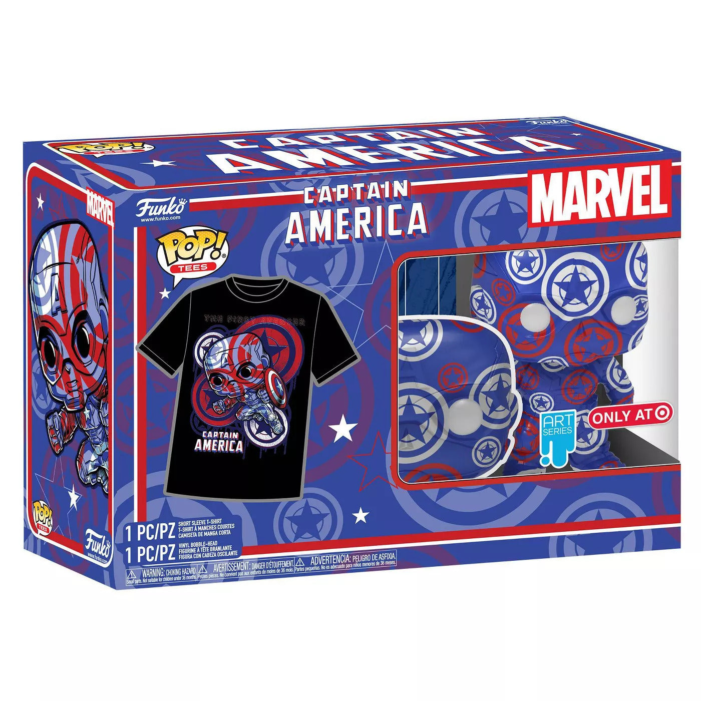Funko POP! and Tee Marvel Art Series 36 Captain America Target Exclusive