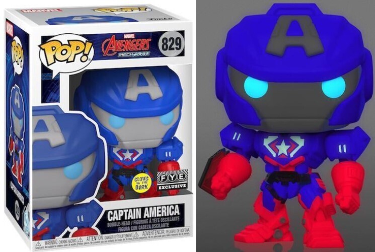 Funko POP! Marvel Mech Strike Avengers 831 Captain Marvel (Mecha)