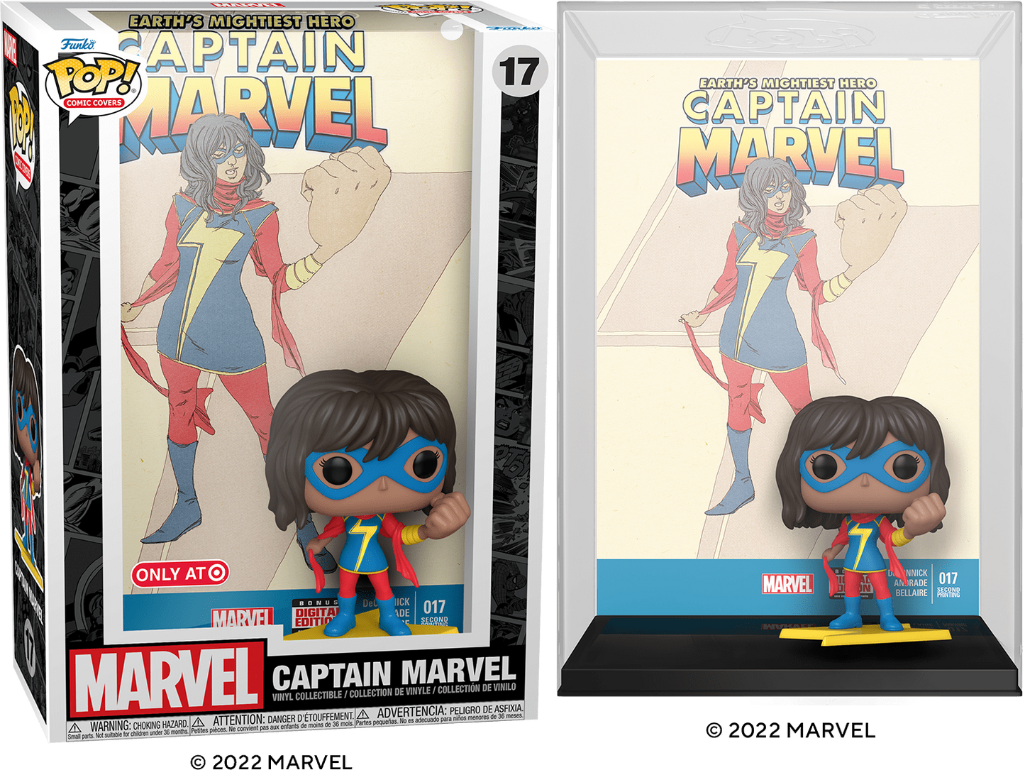 Funko POP! Comic Covers Marvel Captain Marvel 17 Captain Marvel (Ms. Marvel 1st Appearance) Target Exclusive