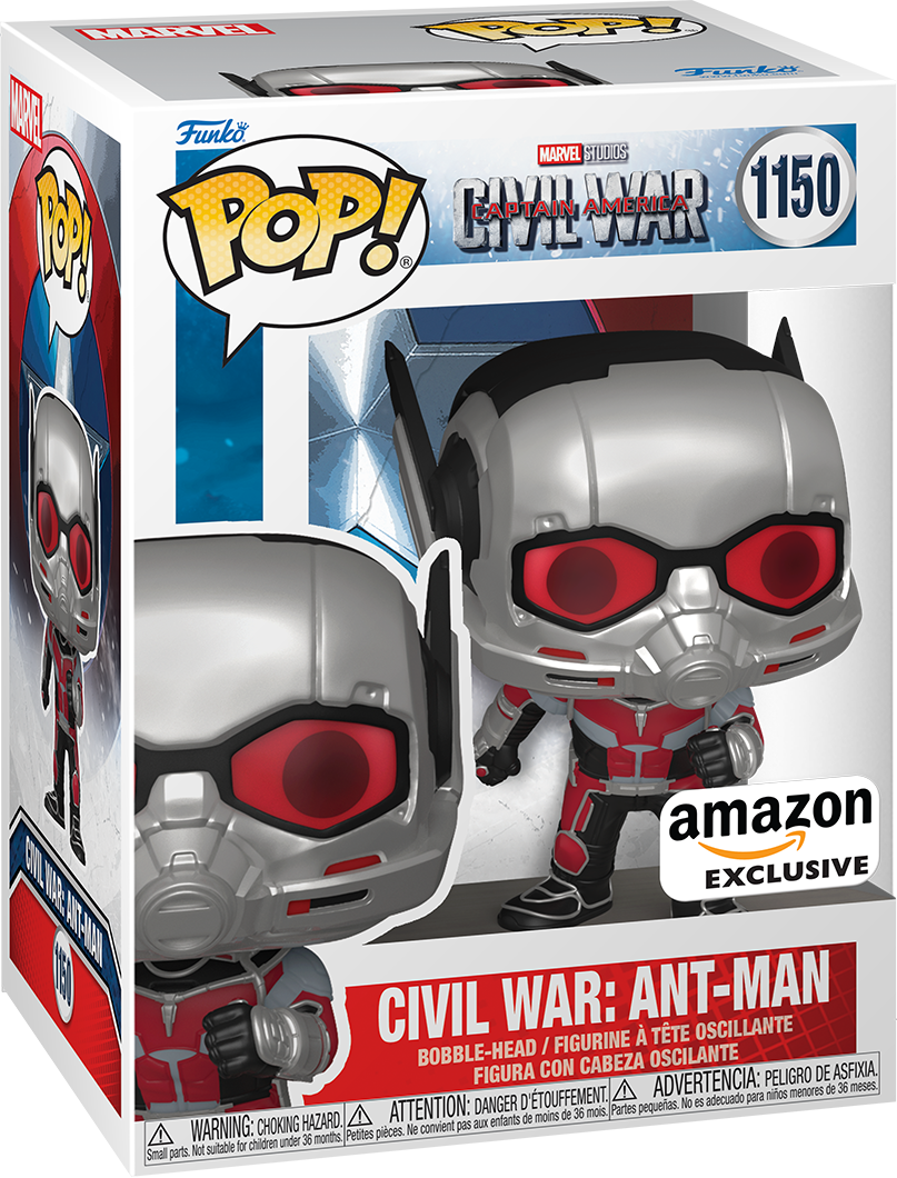 Funko POP! Marvel Movies Captain America Civil War 1150 Ant-Man Amazon Exclusive