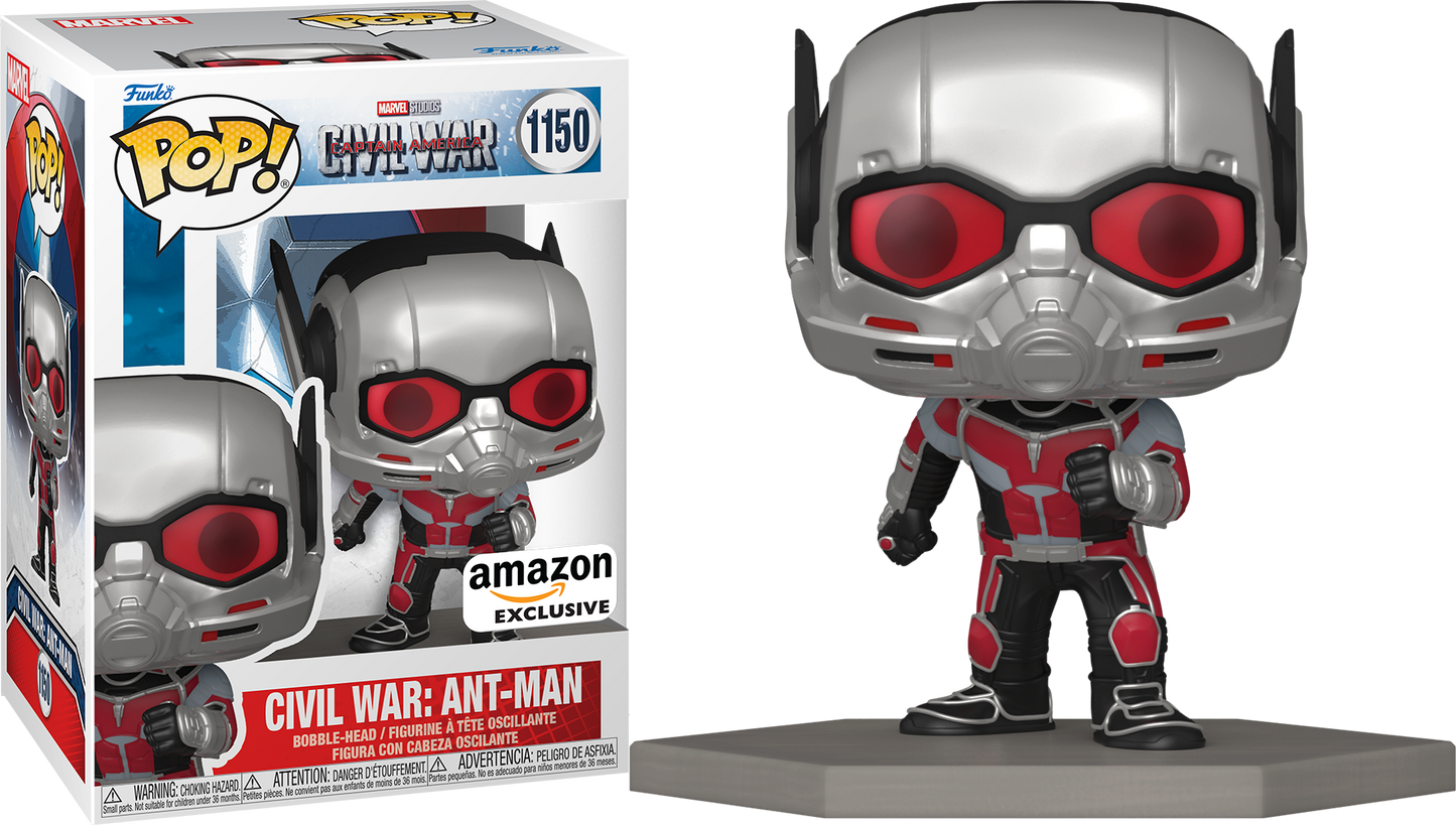 Funko POP! Marvel Movies Captain America Civil War 1150 Ant-Man Amazon Exclusive