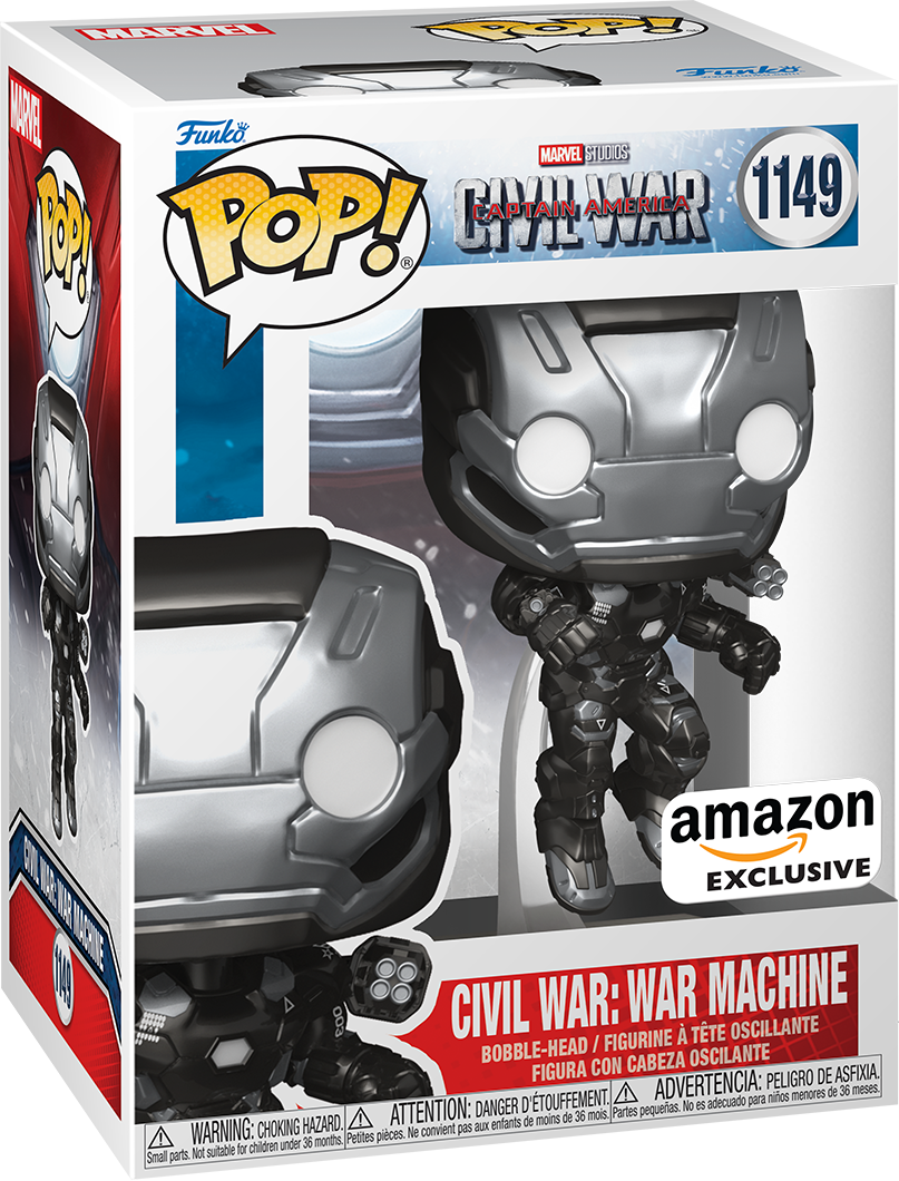 Funko POP! Marvel Movies Captain America Civil War 1149 War Machine Amazon Exclusive