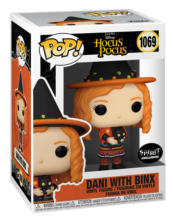 Funko POP! Disney Hocus Pocus 1069 Dani with Binx Spirit Halloween Exclusive