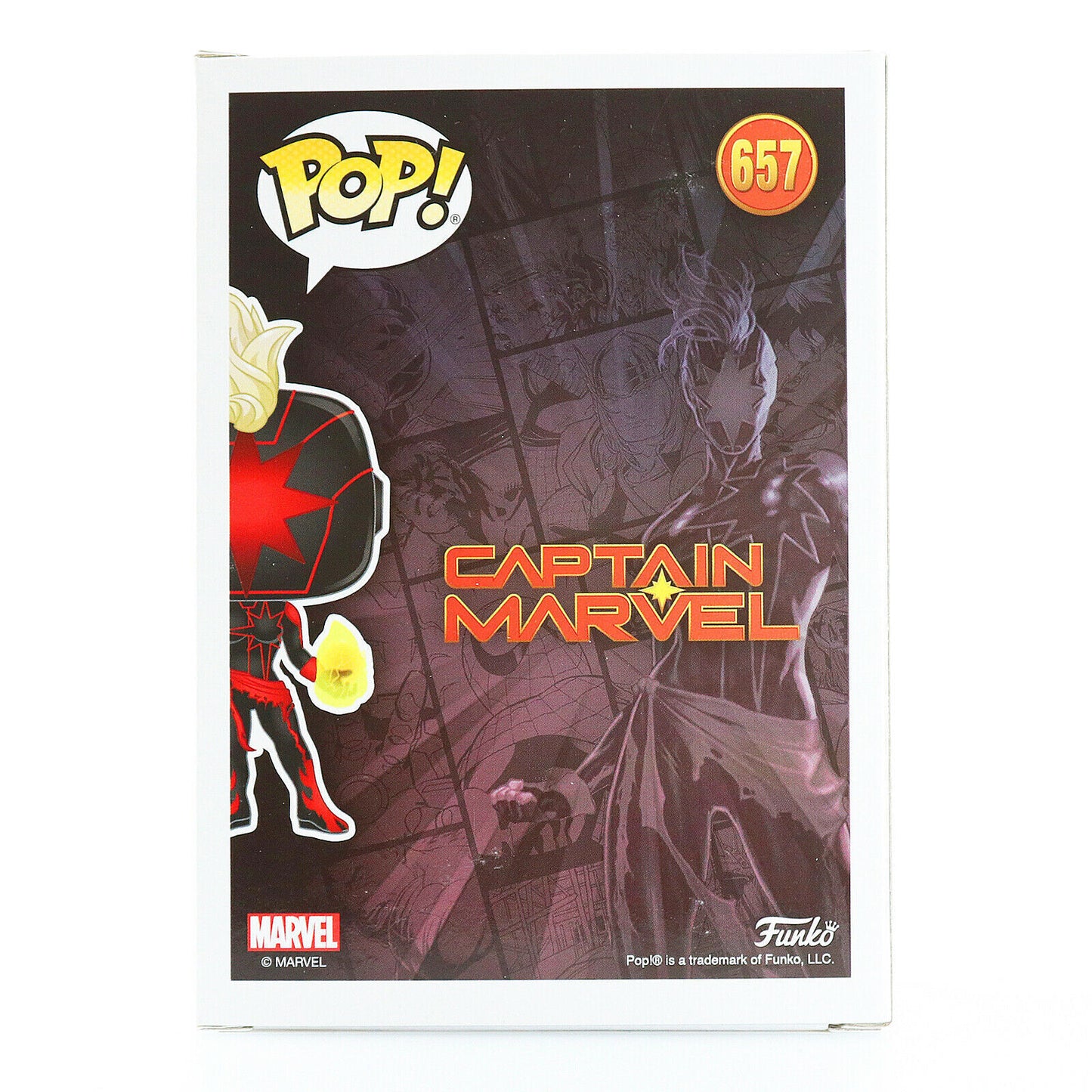 Funko POP! Marvel Comics Captain Marvel 657 Dark Captain Marvel Summer Convention Exclusive