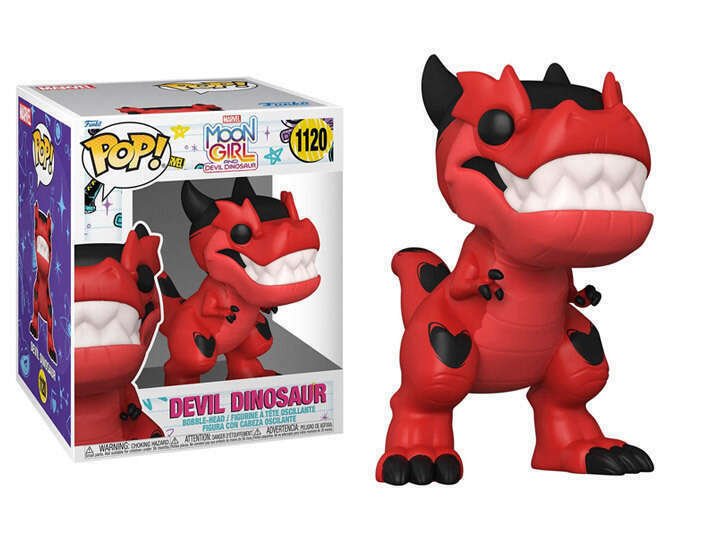 Funko POP! 6" Super Deluxe Marvel's Studios Moon Girl and Devil Dinosaur 1120 Devil Dinosaur