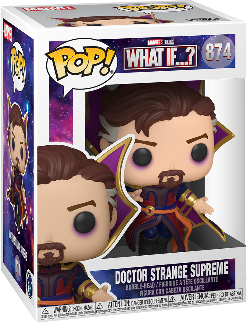 Funko POP! Marvel Studios What If...? 874 Doctor Strange Supreme