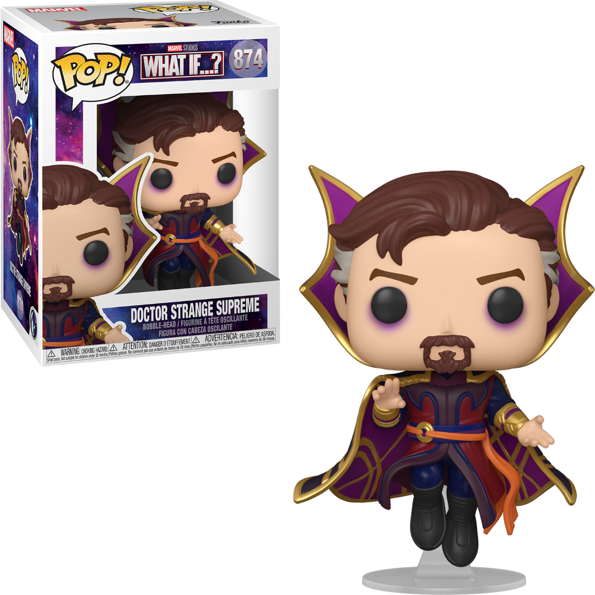 Funko POP! Marvel Studios What If...? 874 Doctor Strange Supreme