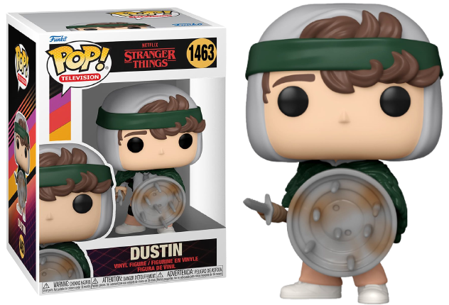 Funko POP! TV Stranger Things 1463 Dustin with Spear and Shield