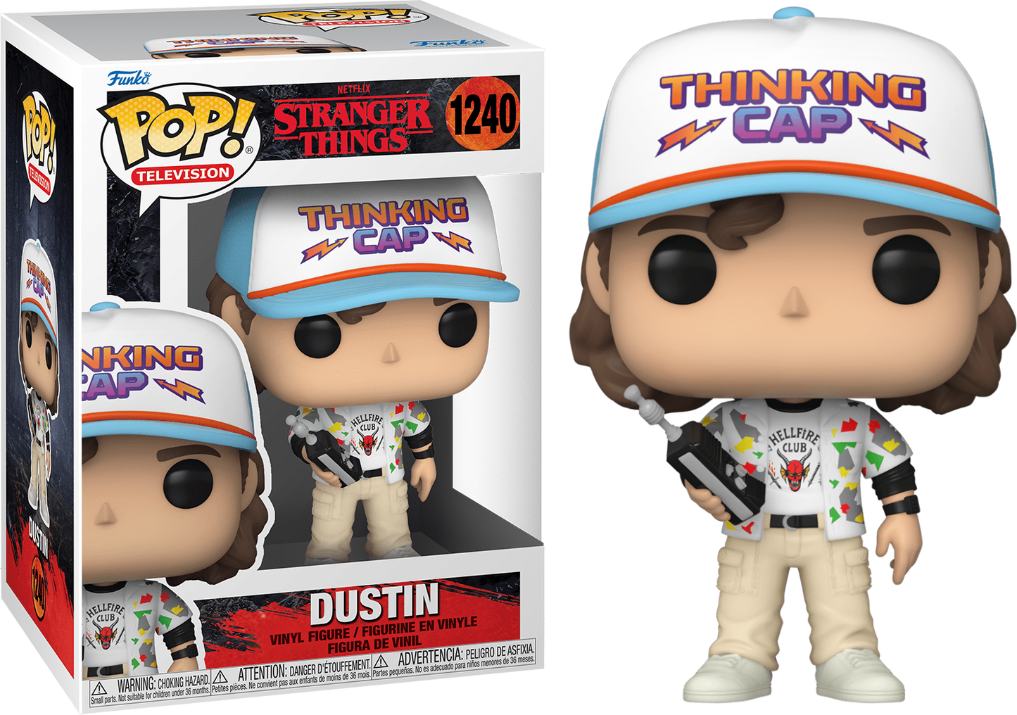 Funko POP! TV Stranger Things 1240 Dustin in Thinking Cap