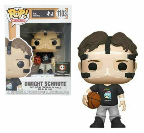 Funko POP! TV The Office 1103 Dwight Schrute (Basketball) Chalice Collectibles Exclusive