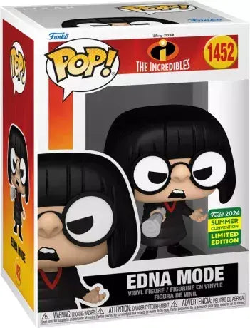 Funko POP! Disney Pixar The Incredibles 1452 Edna Mode 2024 Summer Convention Exclusive