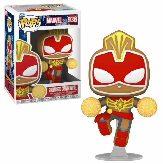 Funko POP! Marvel Holidays 936 Gingerbread Captain Marvel
