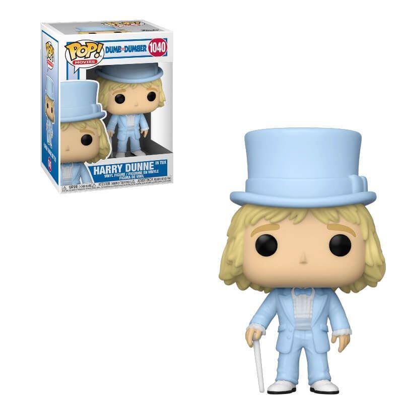 Funko POP! Movies Dumb and Dumber 1040 Harry Dunne in Tux or with Champaign Glasses Common and CHASE