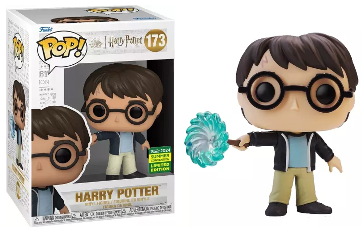 Funko POP! Movies Harry Potter 173 Harry Potter with Magic Wand 2024 Summer Convention Exclusive