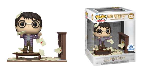 Funko POP! 6" Super Deluxe Movie Moments Harry Potter 136 Harry Potter with Hogwarts Letters Funko Shop Exclusive