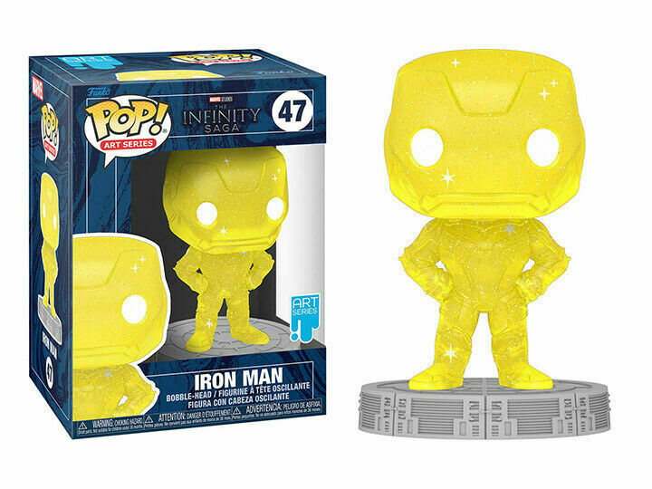 Funko POP! Art Series Marvel Infinity Saga 47 Iron Man (Yellow - Mind Stone)