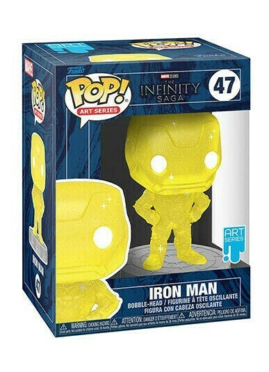 Funko POP! Art Series Marvel Infinity Saga 47 Iron Man (Yellow - Mind Stone)