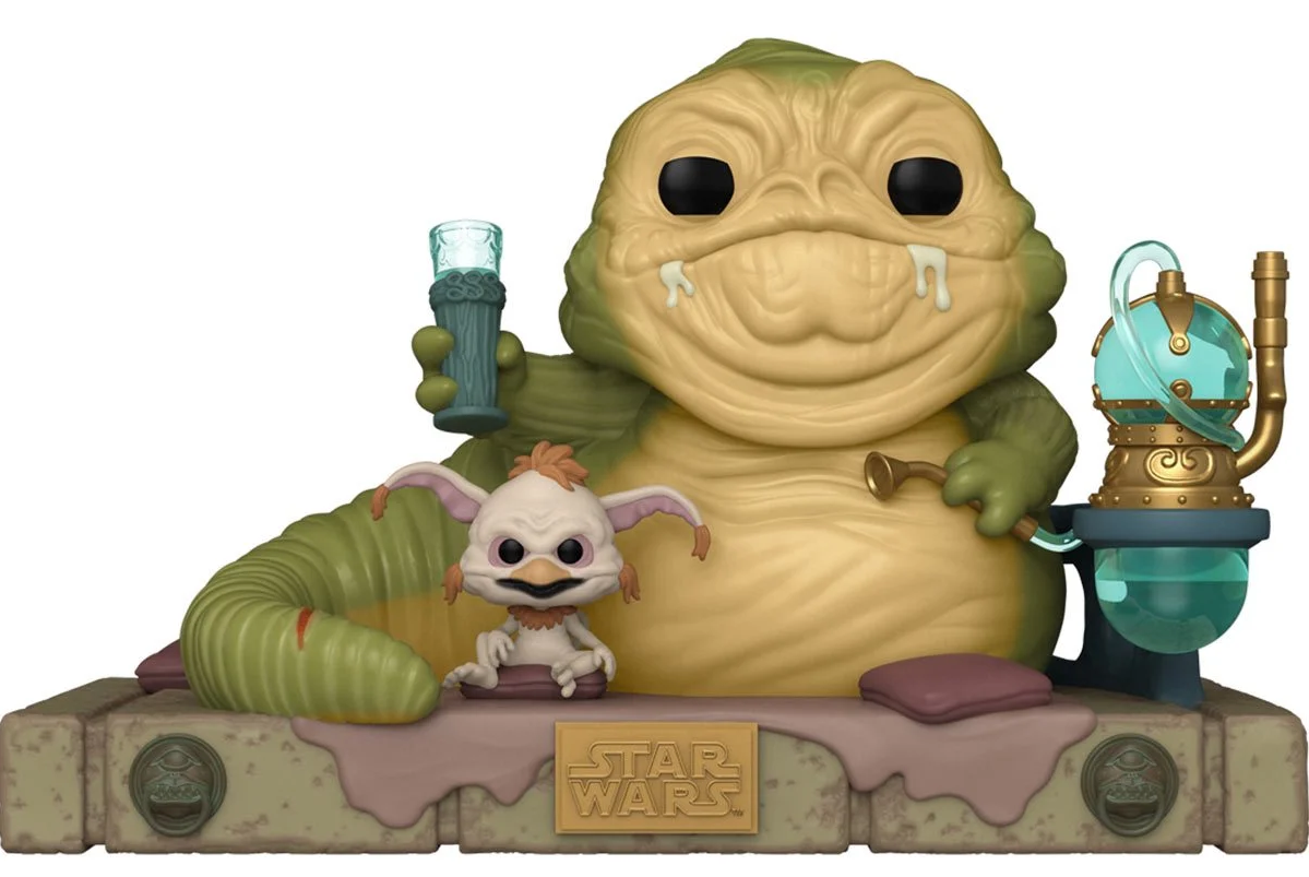 Funko POP! Super Deluxe Movie Moments Star Wars Return of the Jedi 611 Jabba The Hutt & Salacious B. Crumb