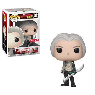 Funko POP! Marvel Movies Ant-Man and the Wasp 347 Janet Van Dyne Unmasked Target Exclusive