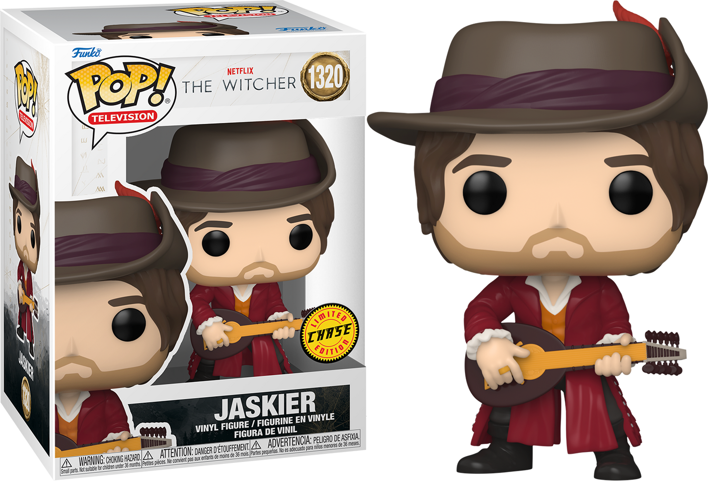 Funko POP! TV The Witcher 1320 Jaskier with Common and Chase