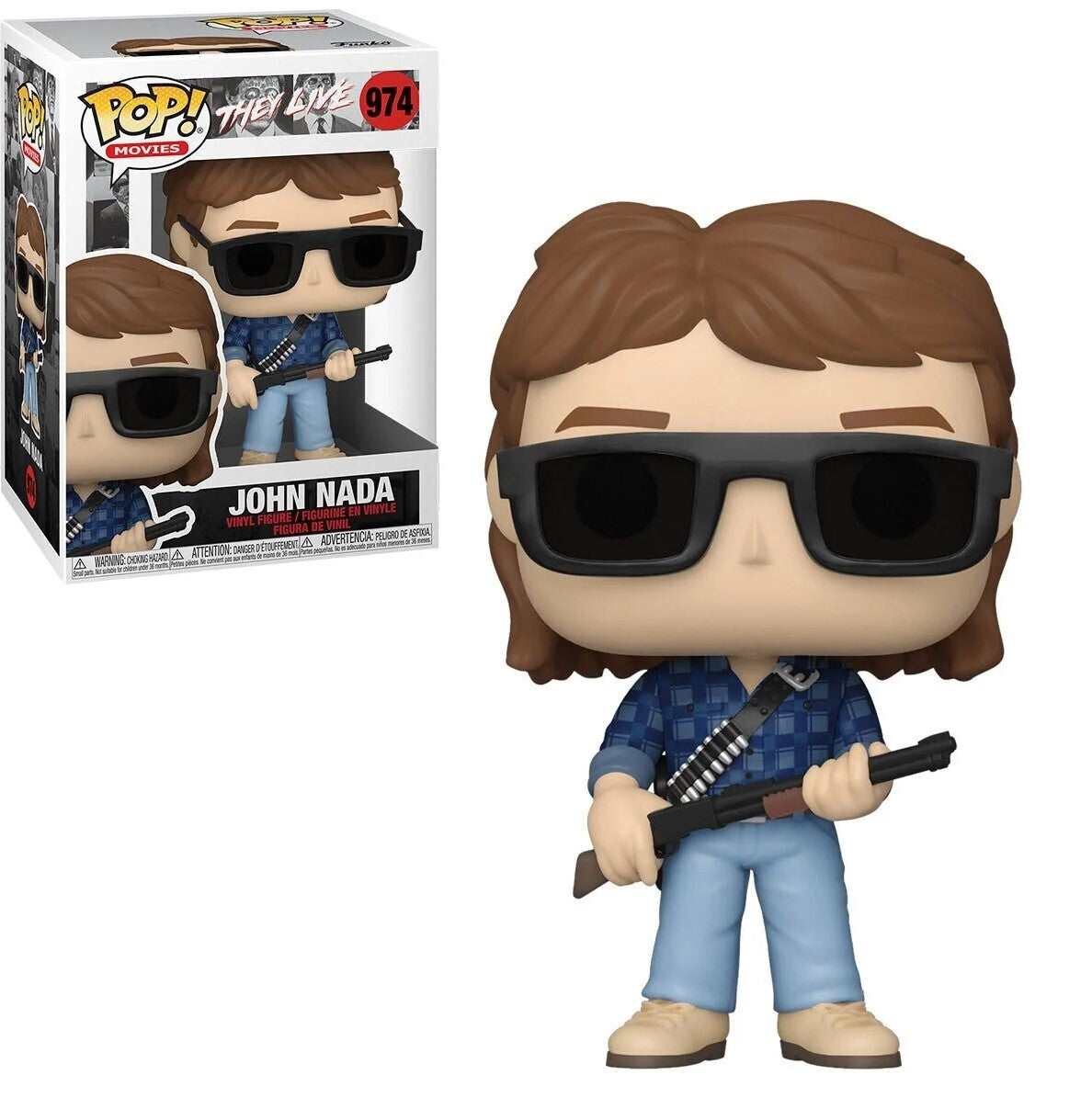 Funko POP! Movies They Live 974 John Nada (Roddy Piper)