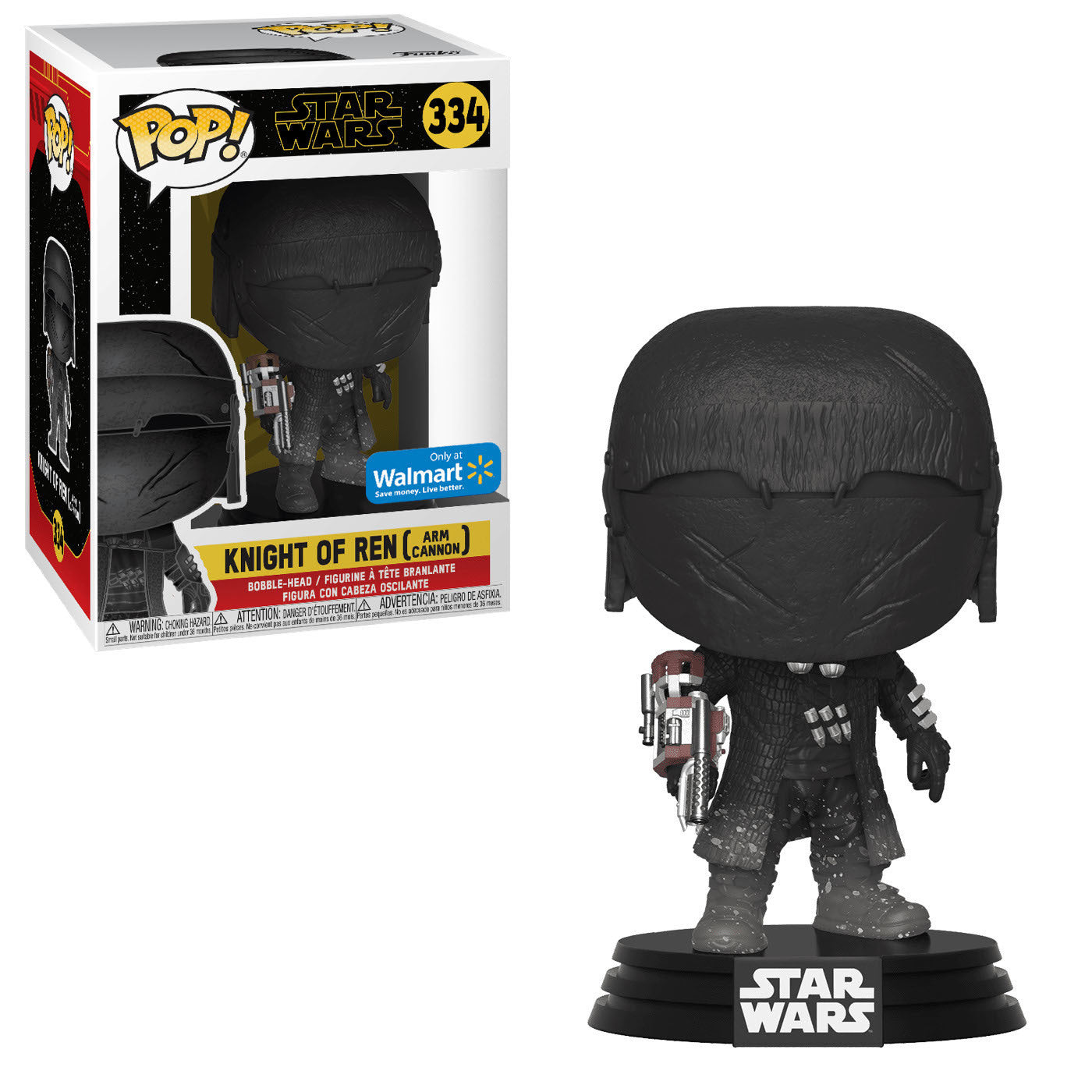 Funko POP! Star Wars 334 Knight of Ren (Arm Cannon) Walmart Exclusive