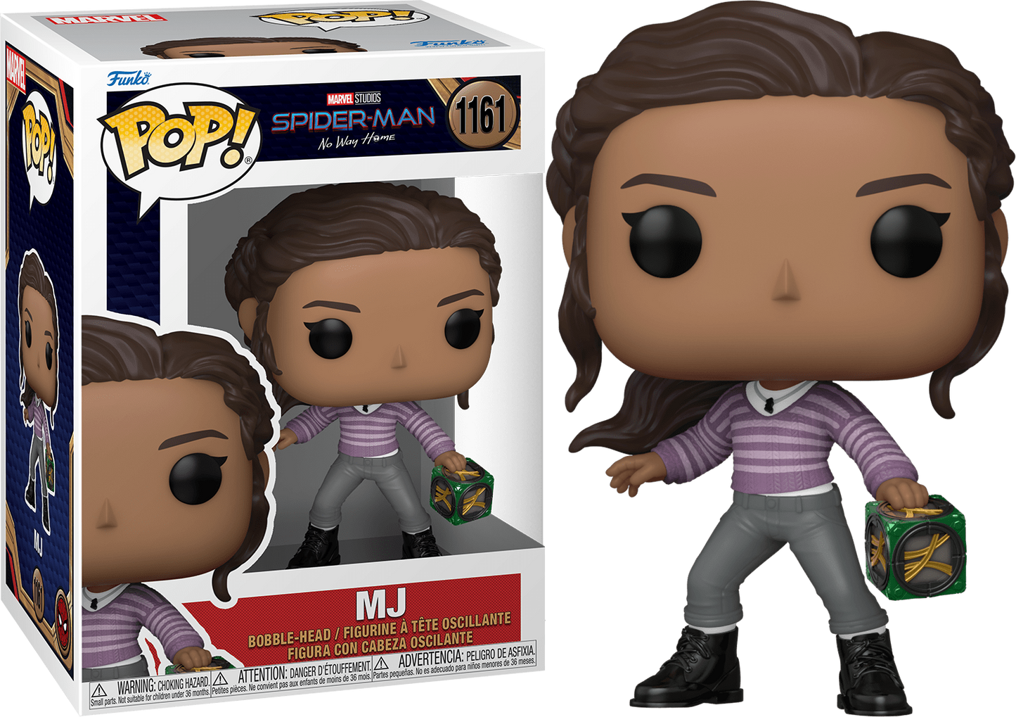 Funko POP! Marvel Movies Spider-Man No Way Home 1161 MJ with Spell Cube