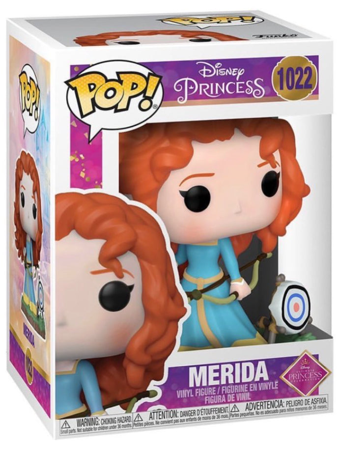 Funko POP! Disney Ultimate Princess Celebration 1022 Merida with Bow, Arrow and Target (Brave)