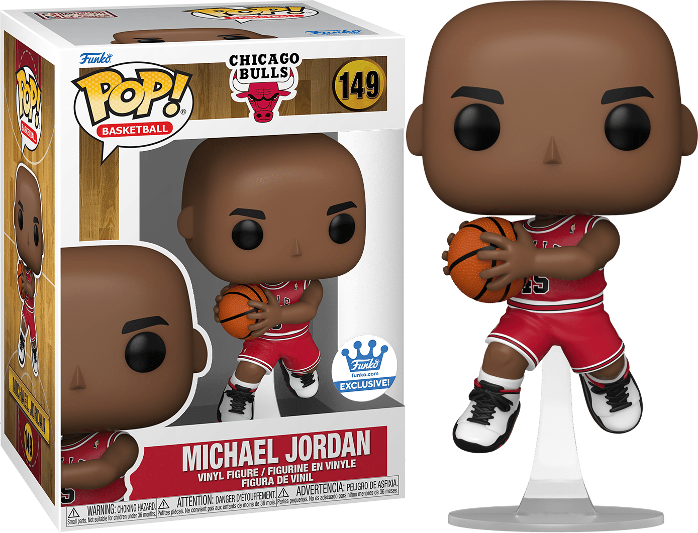 Funko POP! Sports Icons NBA Basketball Chicago Bulls 149 Michael Jordan in 45 Jersey Funko Shop Exclusive