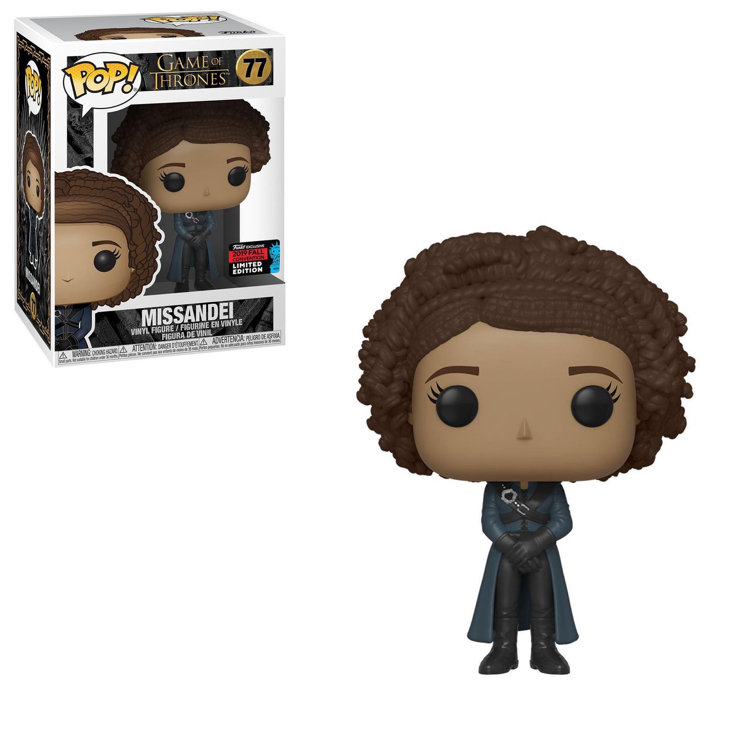 Funko POP! TV Game of Thrones 77 Missandei 2019 NYCC Fall Convention Shared Exclusive