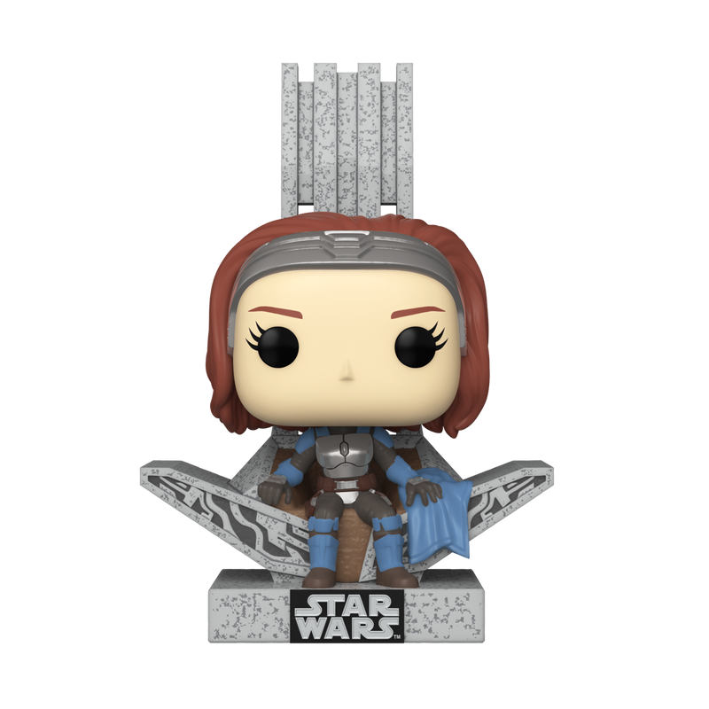 Funko POP! 6" Super Deluxe Star Wars The Mandalorian 669 Bo-Katan Kryze on the Throne