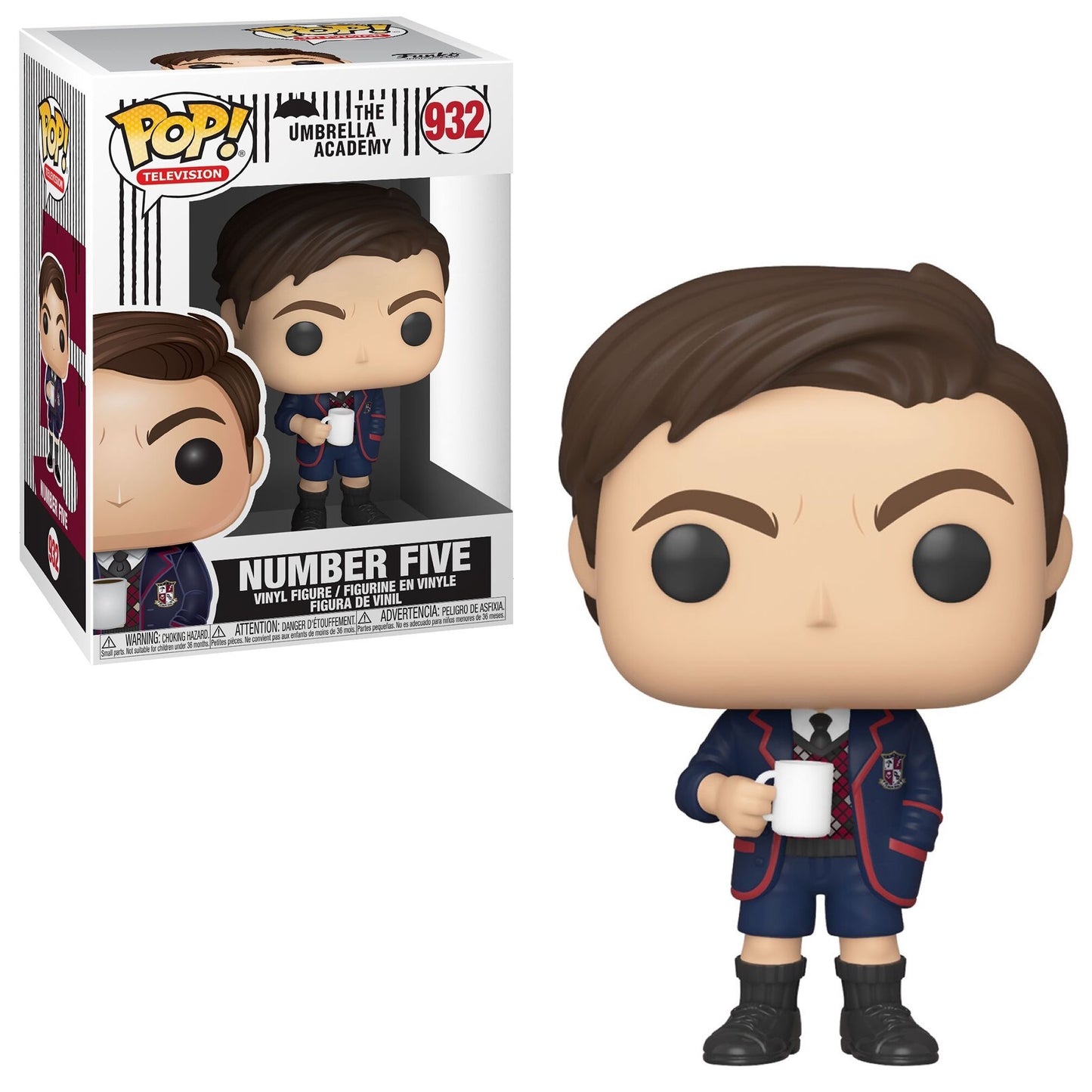 Funko POP! TV Umbrella Academy 932 Number Five Common and CHASE