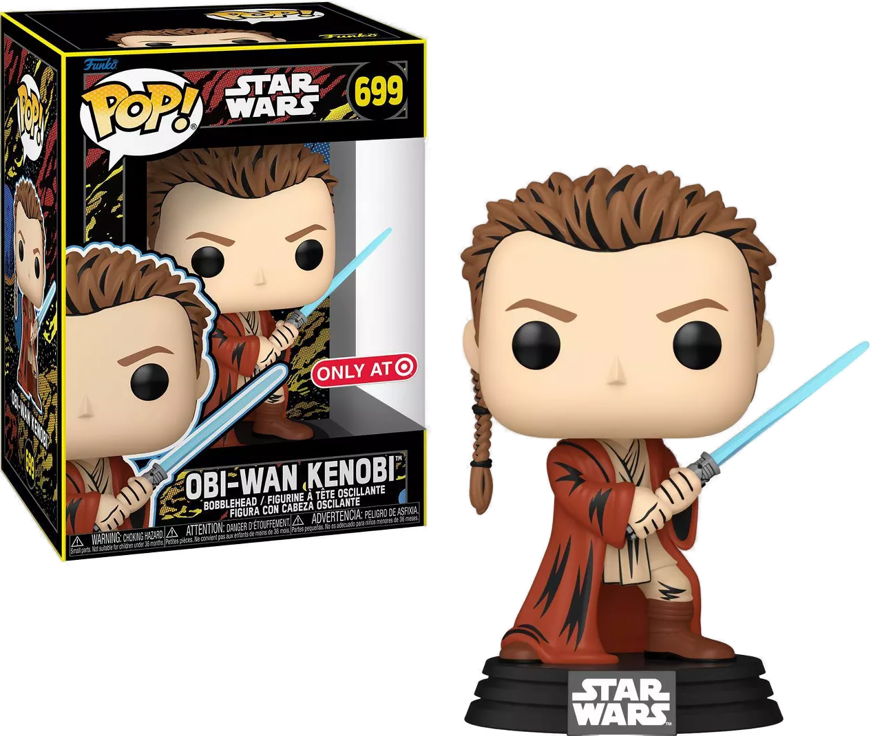 Funko POP! Star Wars The Phantom Menace 699 Obi-Wan Kenobi (Padawan) Target Exclusive