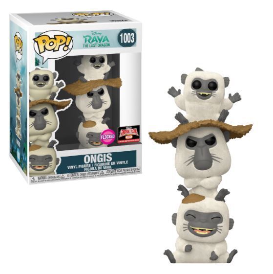 Funko POP! Disney Raya and The Last Dragon 1003 Ongis (Flocked) Target Con 2021 Exclusive