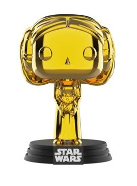 Funko POP! Star Wars 295 Princess Leia Gold Chrome Galactic Convention Exclusive