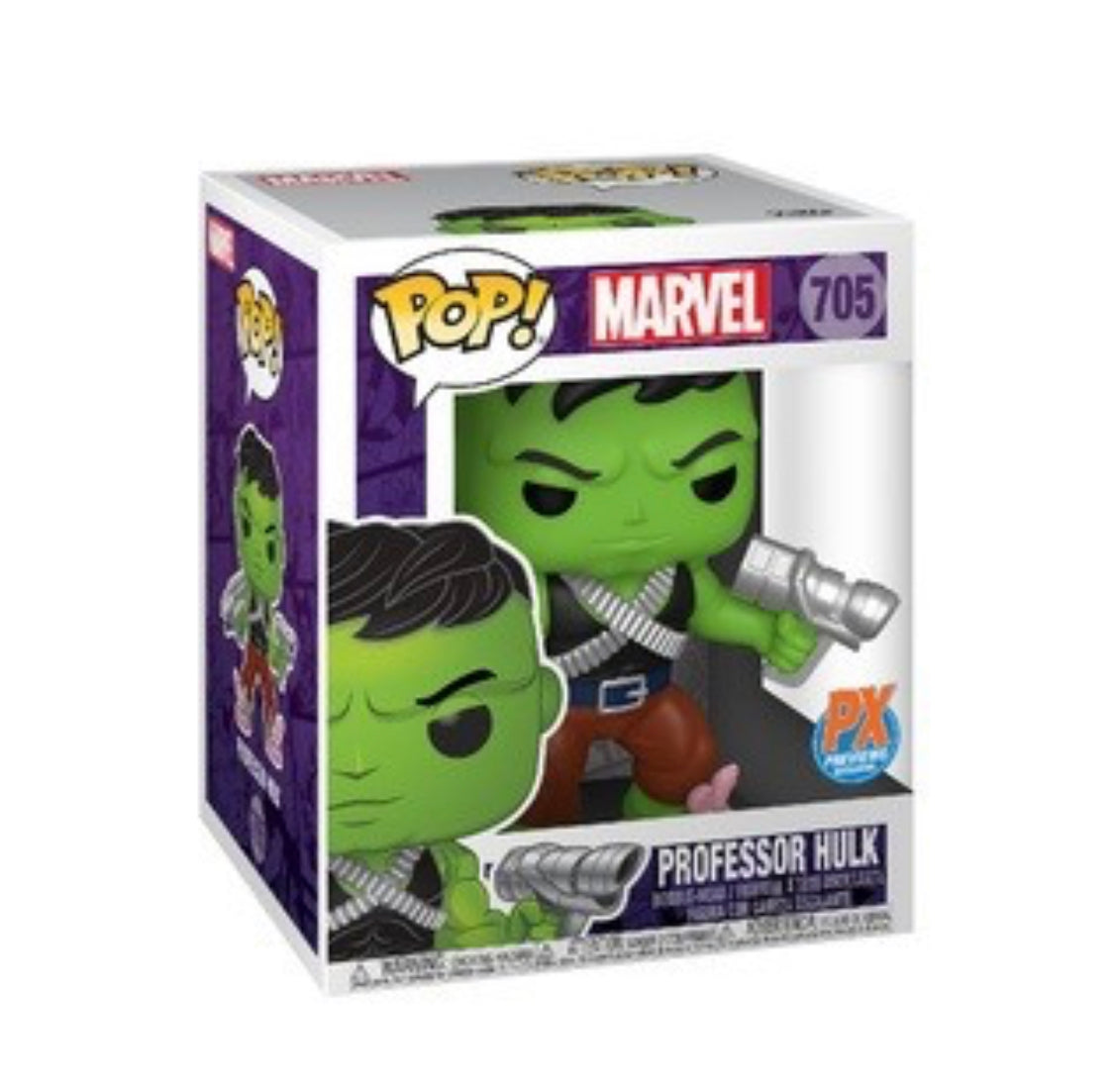 Funko POP! 6" Super Deluxe Marvel Comics Hulk 705 Professor Hulk PX Previews Exclusive