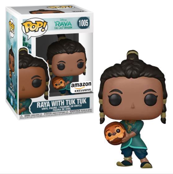 Funko POP! Disney Raya and The Last Dragon 1005 Raya and Baby Tuk Tuk Amazon Exclusive