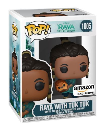 Funko POP! Disney Raya and The Last Dragon 1005 Raya and Baby Tuk Tuk Amazon Exclusive