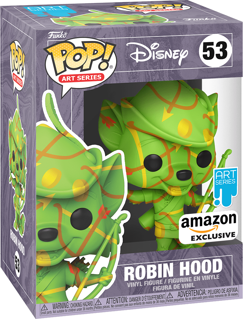 Funko POP! Art Series Disney Treasures from The Vault 53 Robin Hood Animated Amazon Exclusive