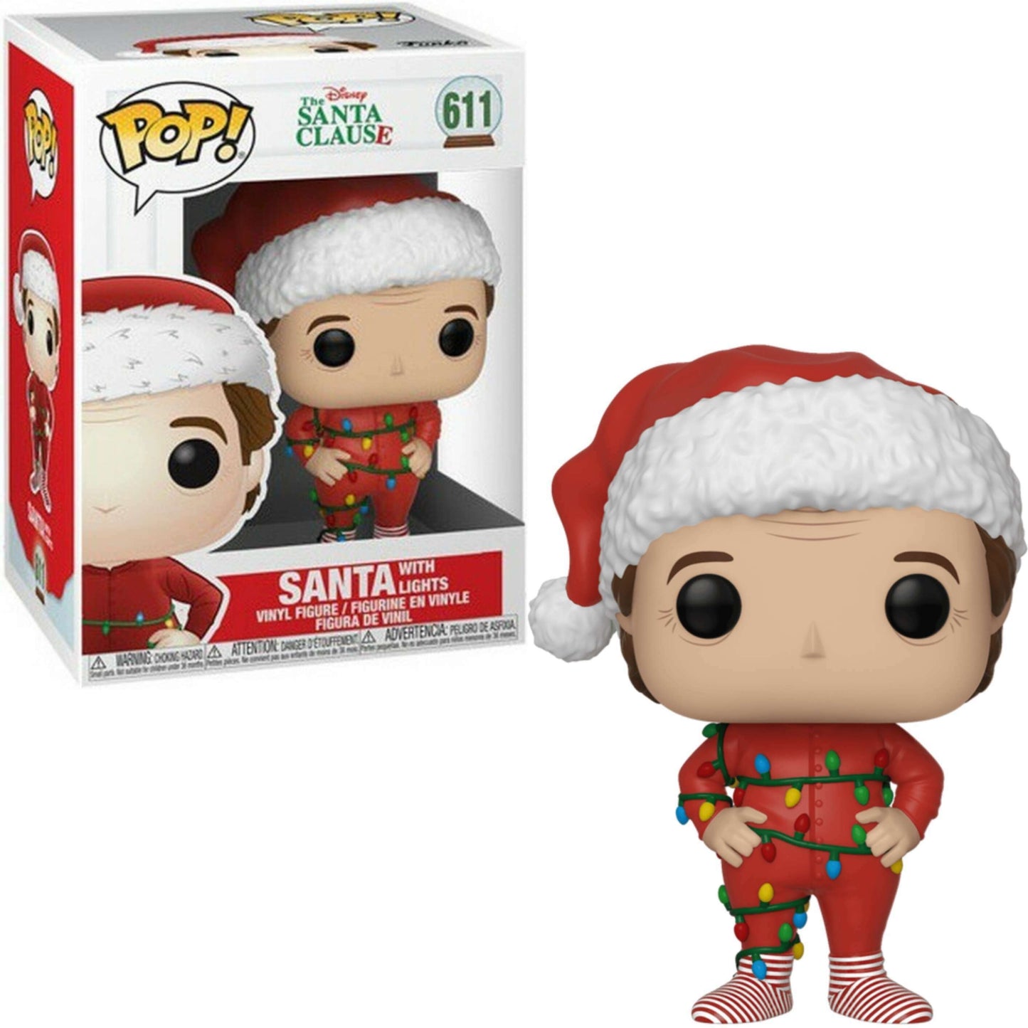 Funko POP! Disney The Santa Clause 611 Santa with Lights