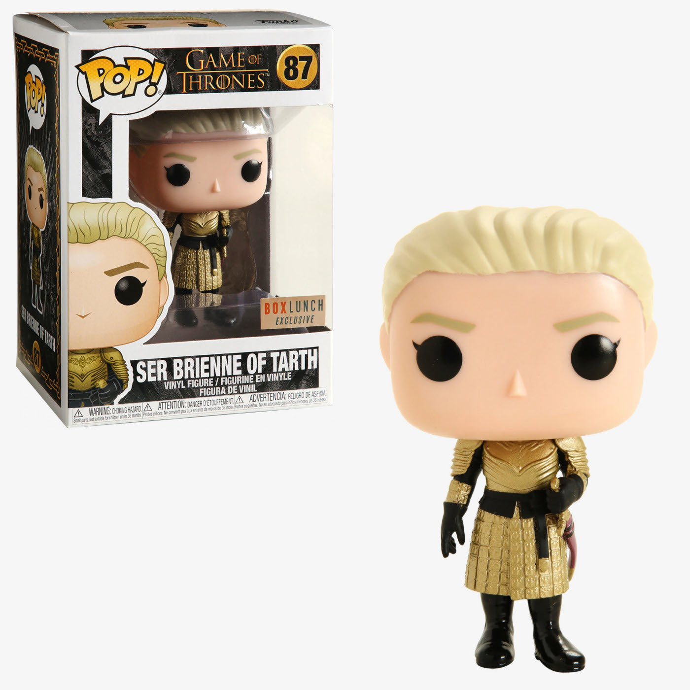 Funko POP! TV Game of Thrones 87 Ser Brienne of Tarth Box Lunch Exclusive
