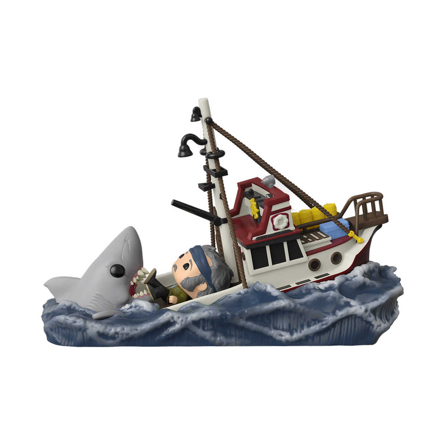 Funko POP! Super Deluxe Movies Jaws 1145 Shark Eating Boat GameStop Exclusive
