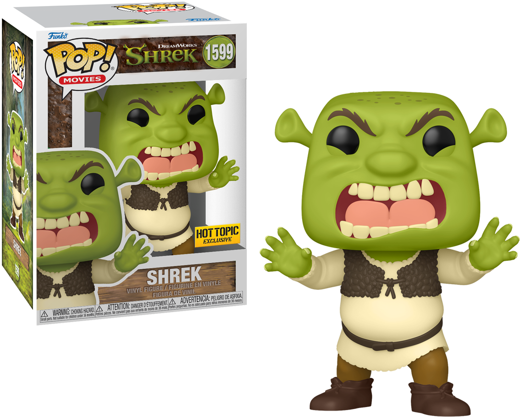 Funko POP! Dreamworks Shrek 1599 Shrek (Scary) Hot Topic Exclusive