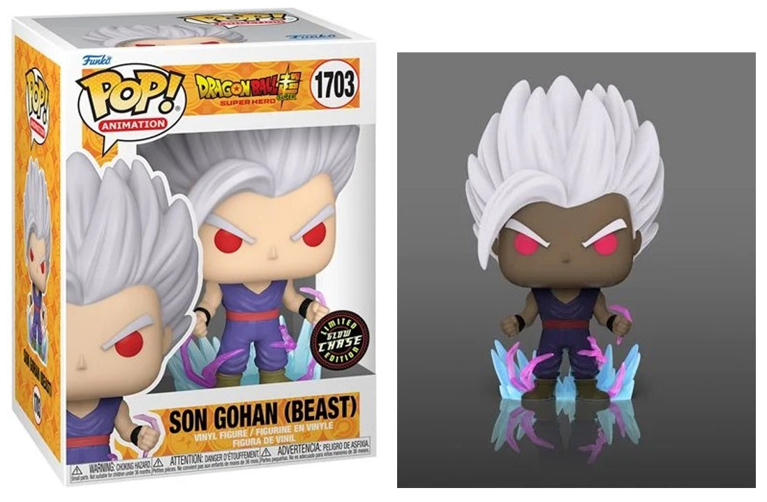 Funko POP! Animation Dragon Ball Super 1703 Son Gohan (Beast) Glow-in-the-Dark CHASE