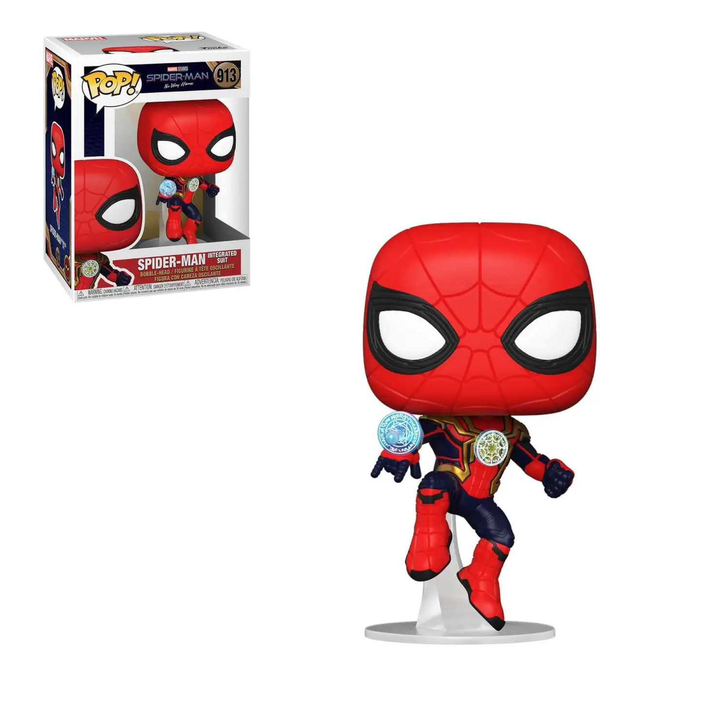 Funko POP! Marvel Movies Spider-Man No Way Home 913 Spider-Man in Integrated Suit