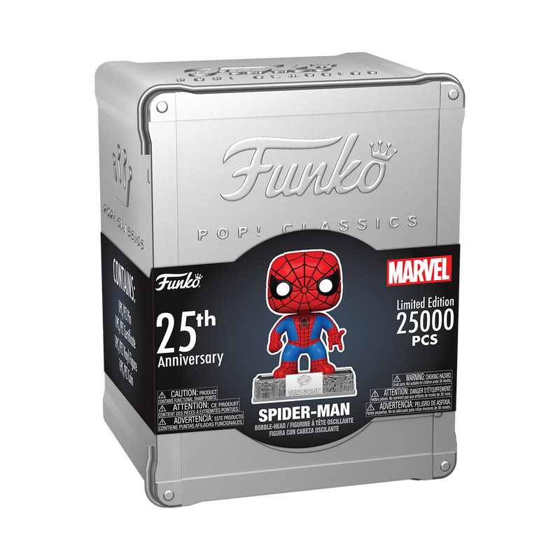 Funko POP! Marvel Comics Spider-Man 03C Spider-Man Classics 25th Anniversary SDCC 2023 Summer Convention Shared Exclusive