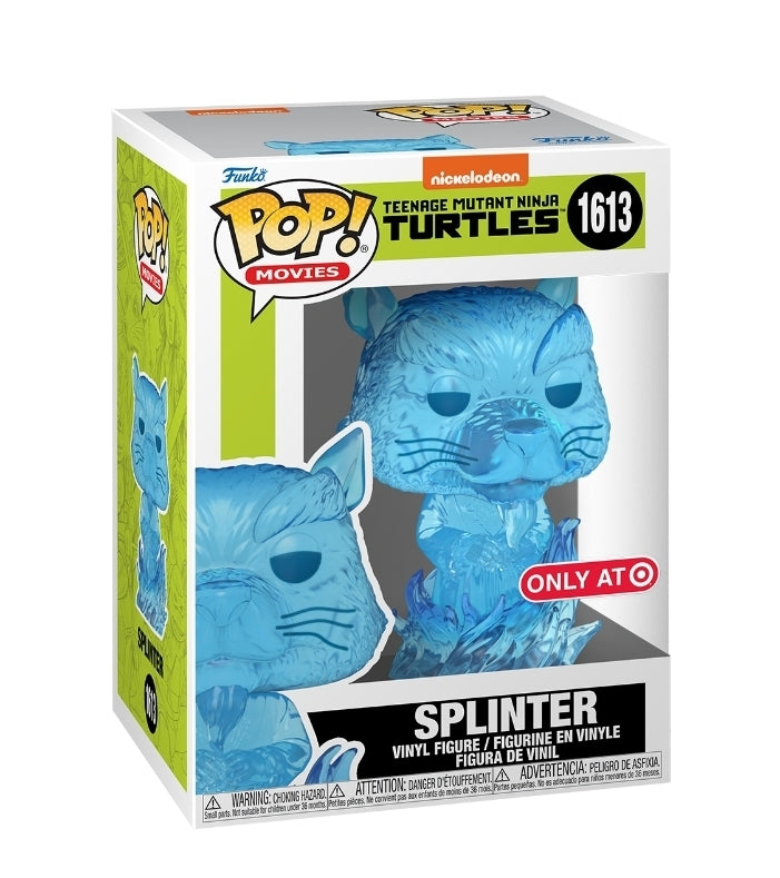 Funko POP! Teenage Mutant Ninja Turtles 1613 Splinter (Blue Translucent) Target Exclusive