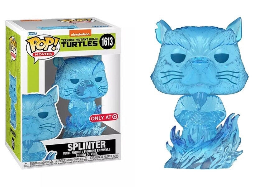 Funko POP! Teenage Mutant Ninja Turtles 1613 Splinter (Blue Translucent) Target Exclusive