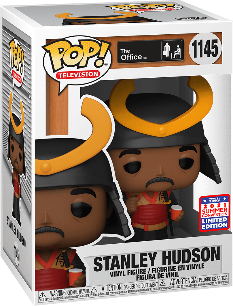 Funko POP! TV The Office 1145 Stanley Hudson (Warrior) 2021 Summer Convention Exclusive